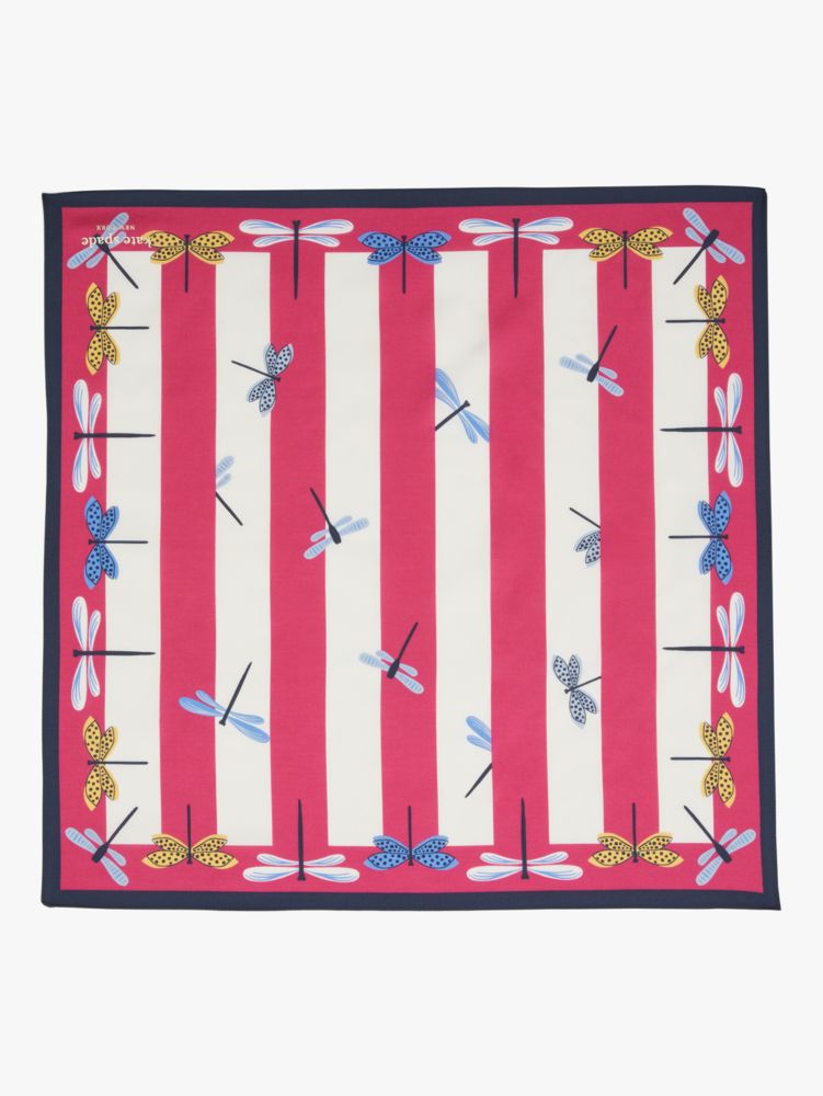 Kate Spade,Dragonfly Bandana,Rosa Plum