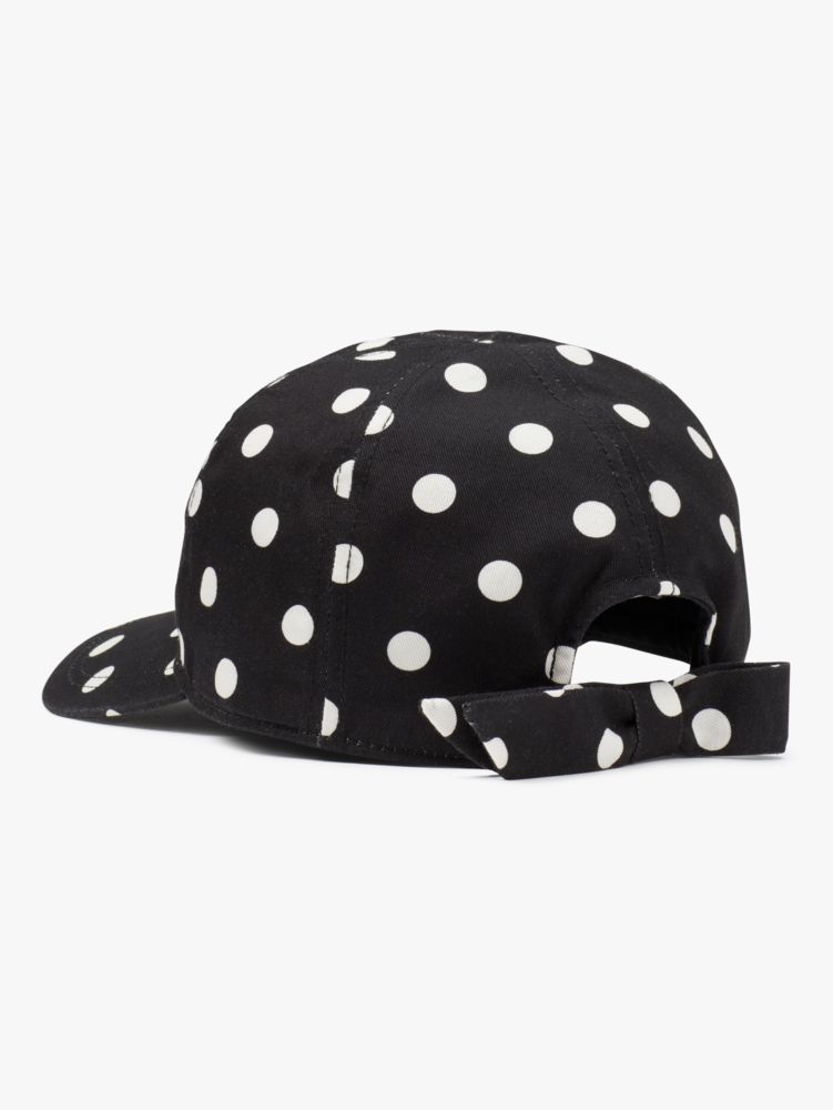 Kate Spade,Picture Dot Bow Baseball Cap,
