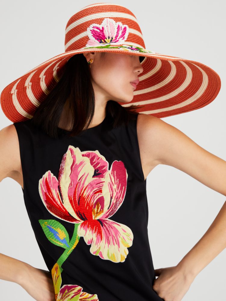 Tipped Sunhat  Kate Spade New York