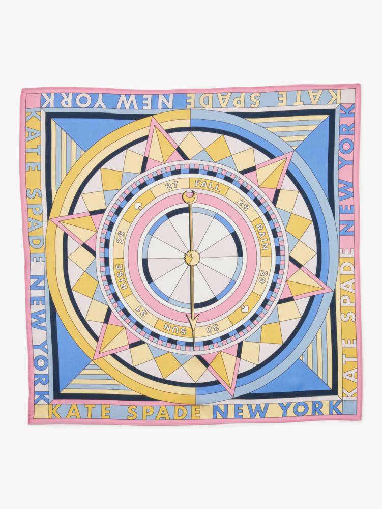 Kate Spade,Barometer Silk Bandana,