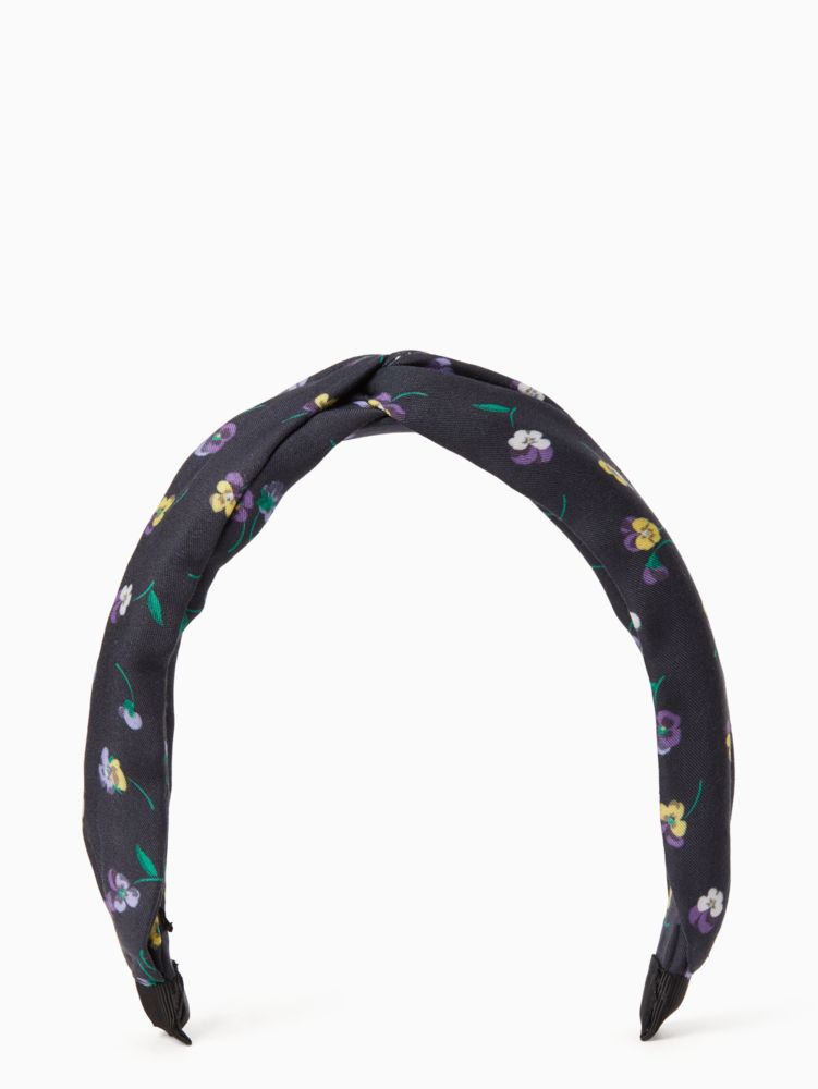 Kate Spade,Pansy Toss Twisted Floral Headband,