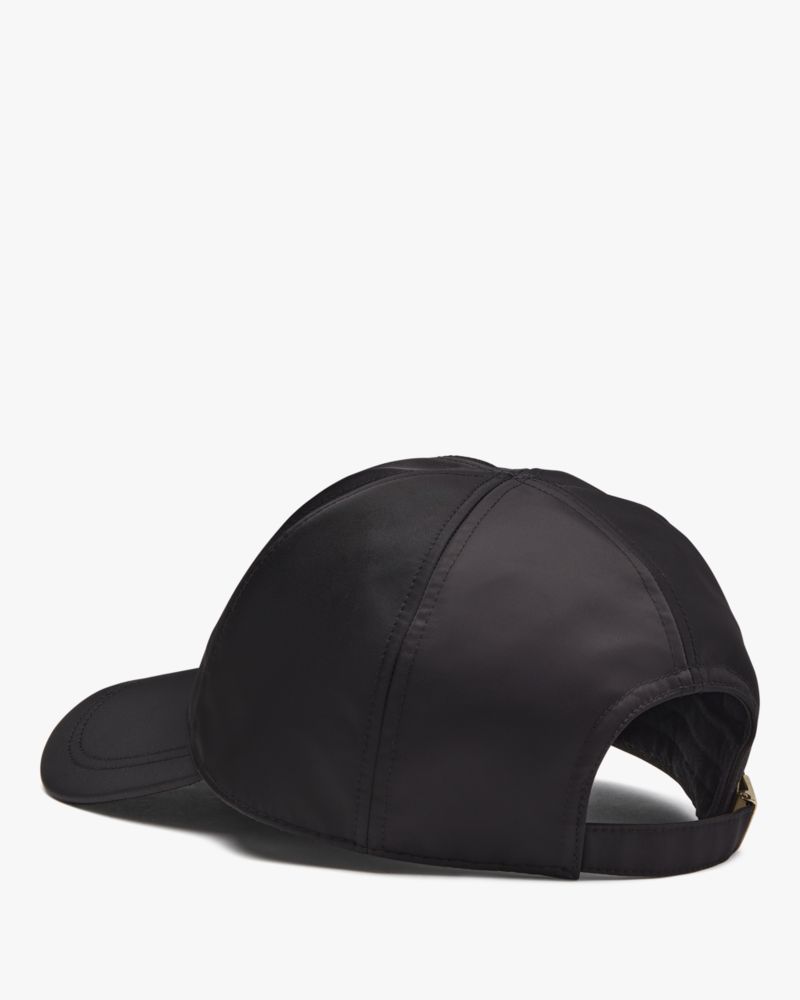 Kate Spade,Sam Nylon Baseball Hat,Black