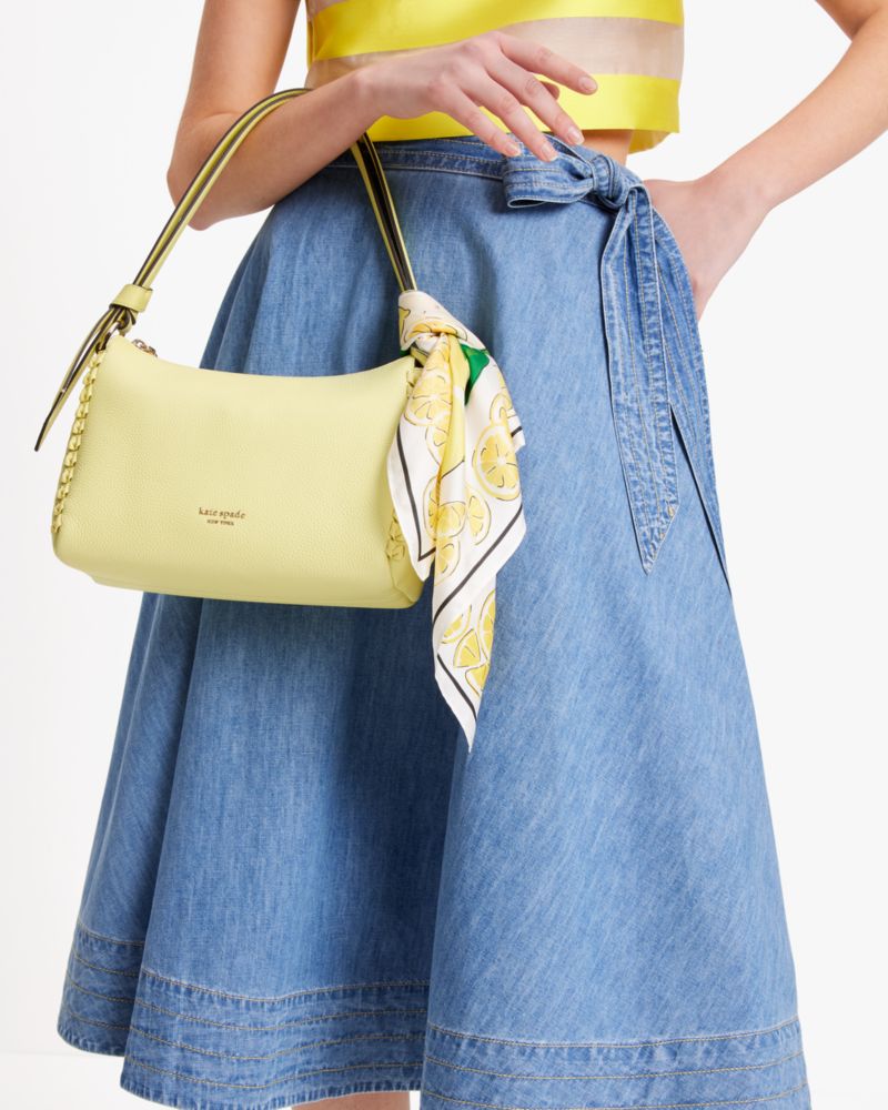 Kate Spade,Lemons Silk Bandana,