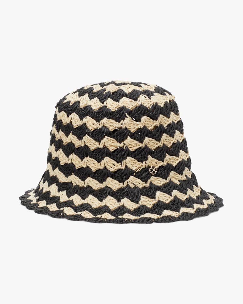 Seaside Stripe Crochet Bucket Hat