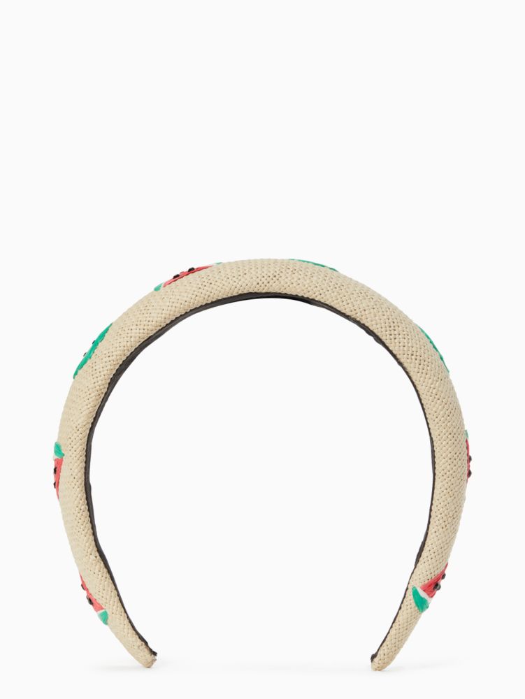 Kate Spade,Watermelon Party Embroidered Headband,