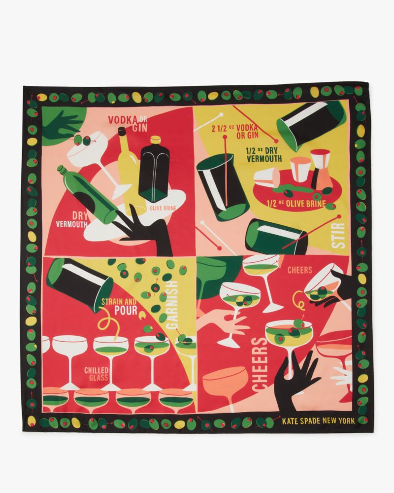 Dirty Martini Silk Square Scarf