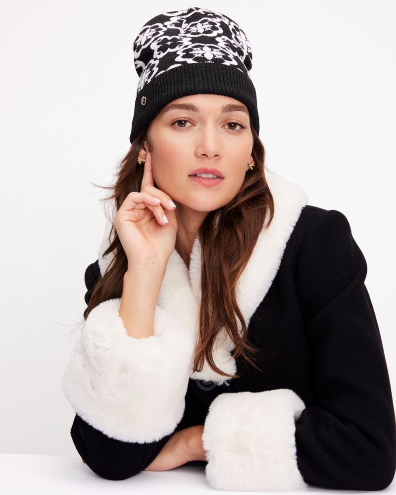 Kate Spade,Arabesque Knit Beanie,