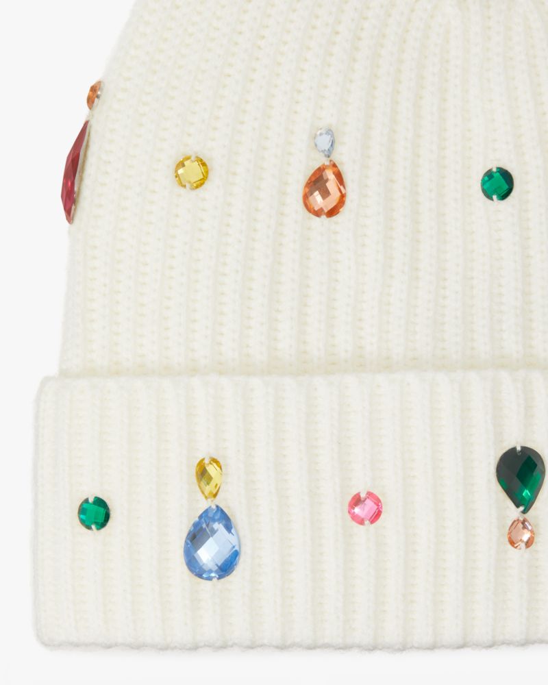 Kate Spade,Embellished Knit Beanie,