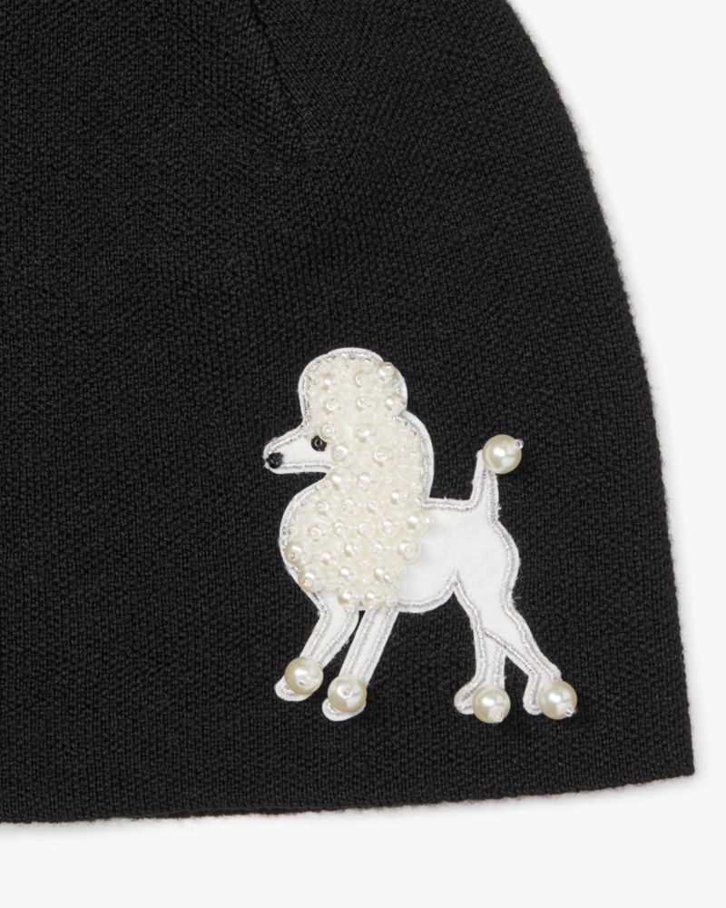 Kate Spade,Poodle Embellished Beanie,