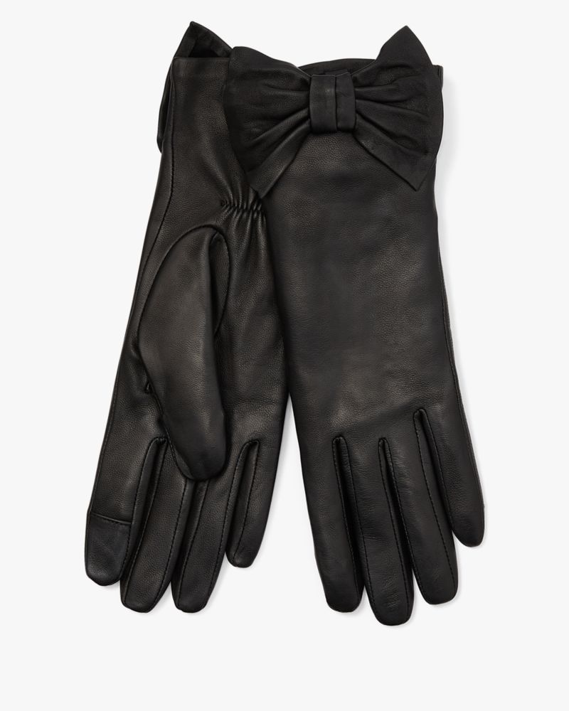 Bow cheap gloves leather