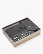 Kate Spade,Gemstones Winter Accessories Box Set,Charc Grey