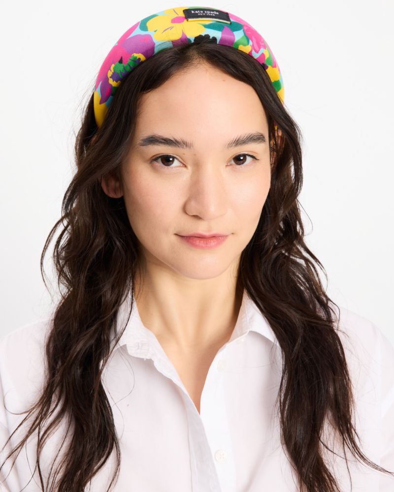 Kate Spade,Orchid Bloom Sam Label Headband,Multi