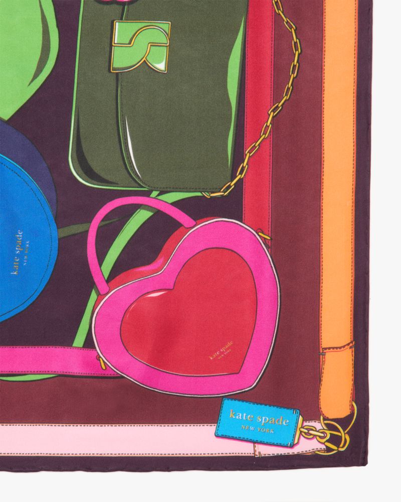 Bag Silk Square Scarf | Kate Spade New York