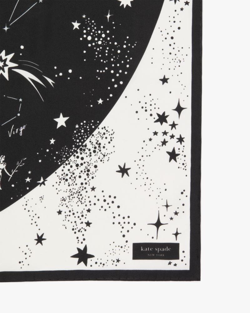 Kate Spade,Zodiac Constellations Silk Square Scarf,