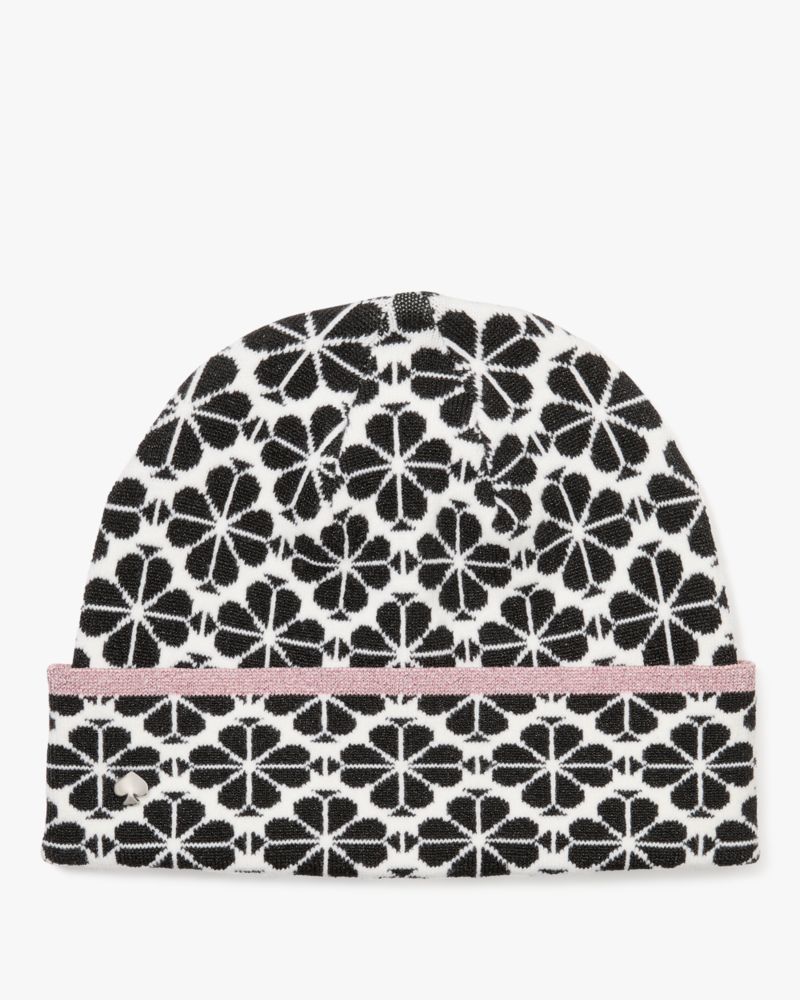 Kate Spade,Spade Flower Metallic Beanie,