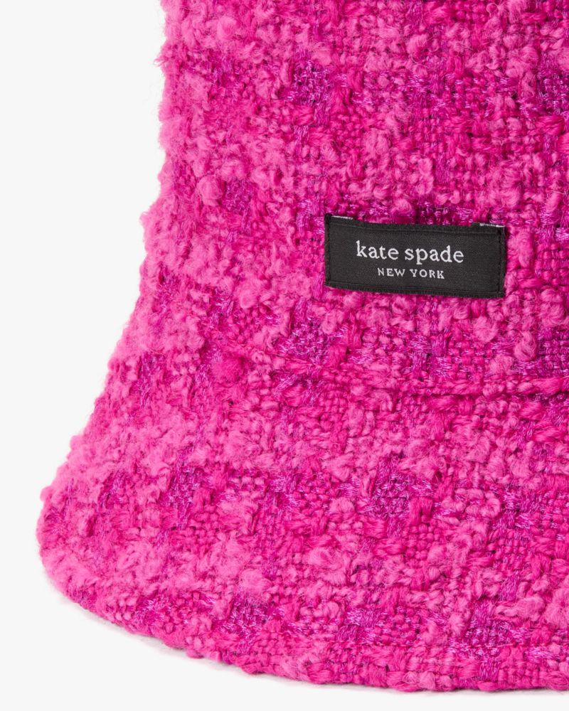 Kate Spade,Cadillac Tweed Bucket Hat,