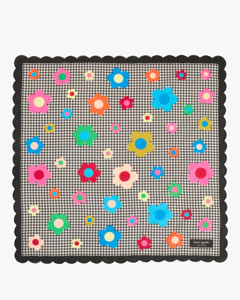 Kate Spade,Gingham Garden Bandana,