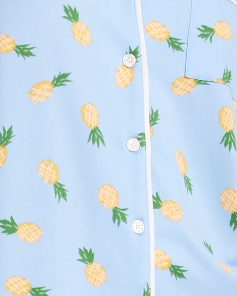 Kate Spade,Short PJ Set,Pineapple Toss