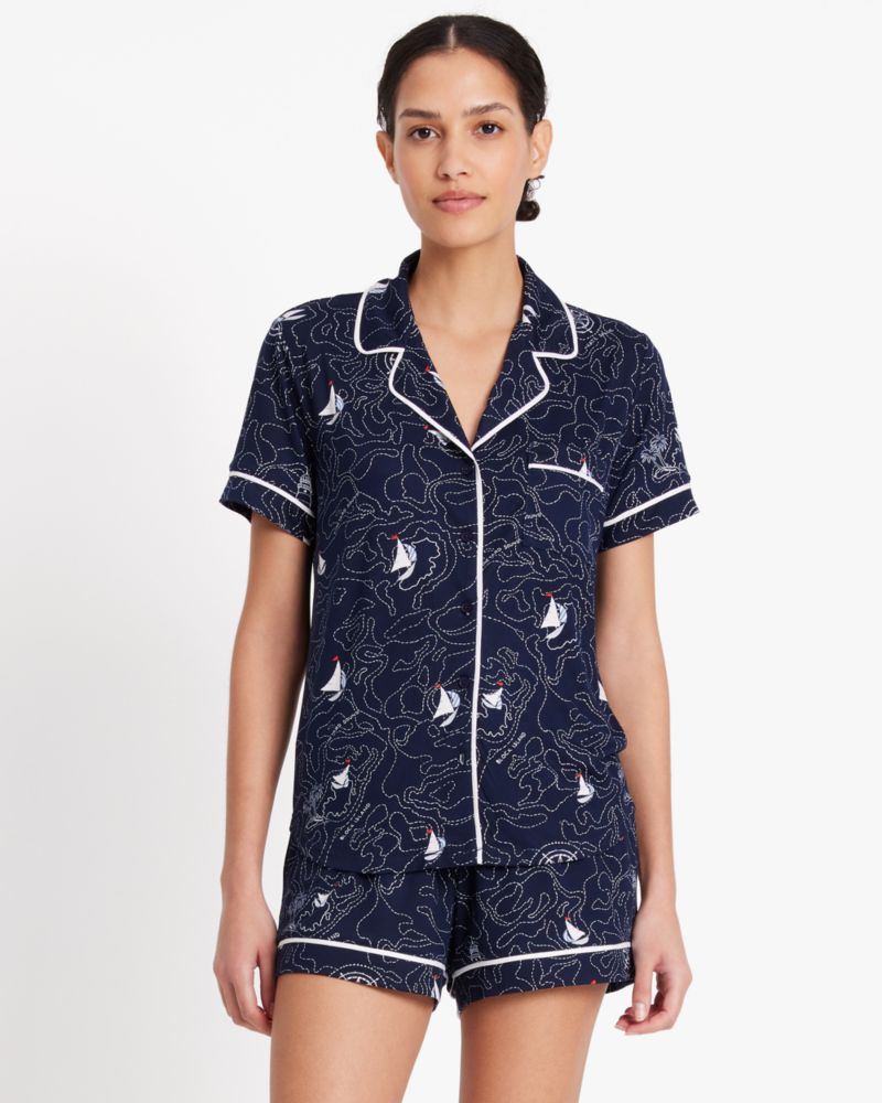 Kate Spade,Short PJ Set,Multi Color