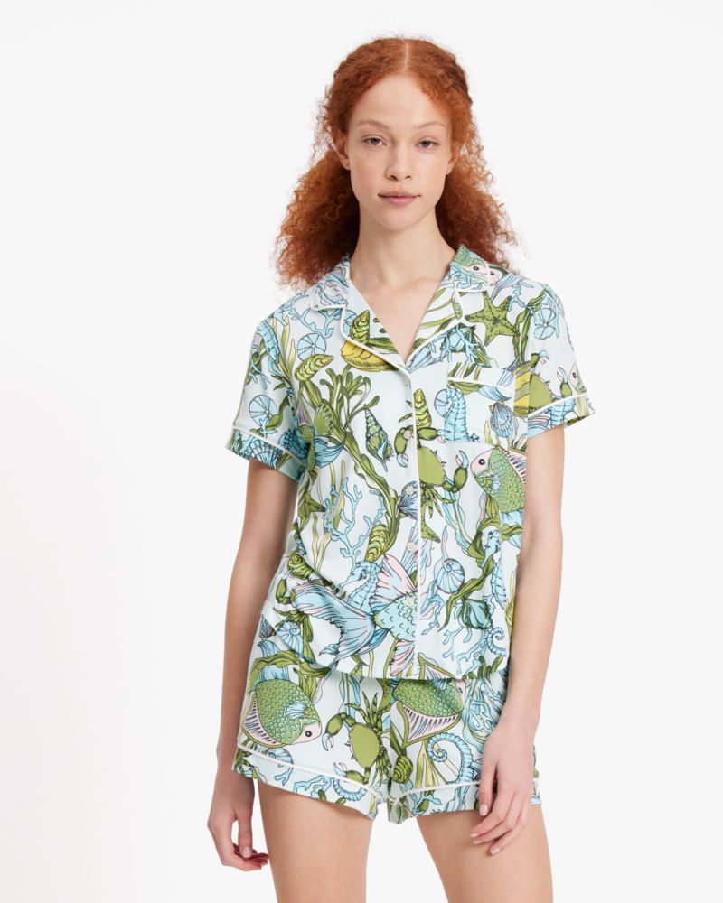 Kate Spade,Short PJ Set,Under the Sea