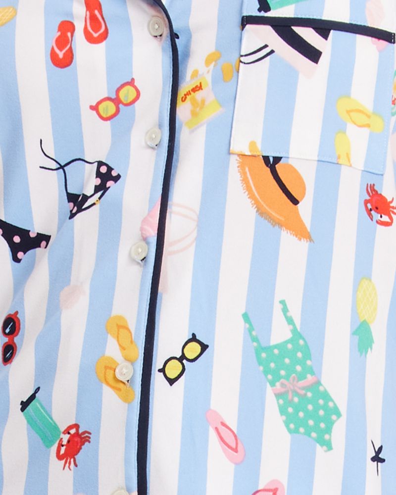 Kate Spade,Short PJ Set,Multi Color