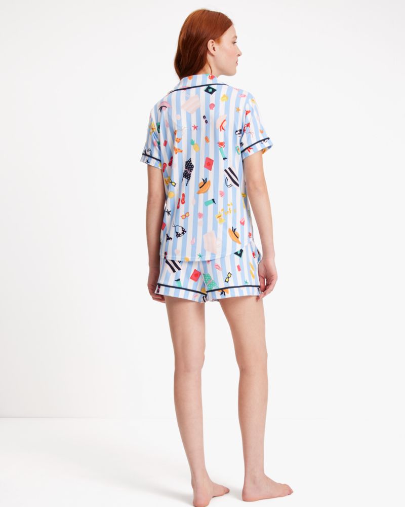 Kate Spade,Short PJ Set,Multi Color