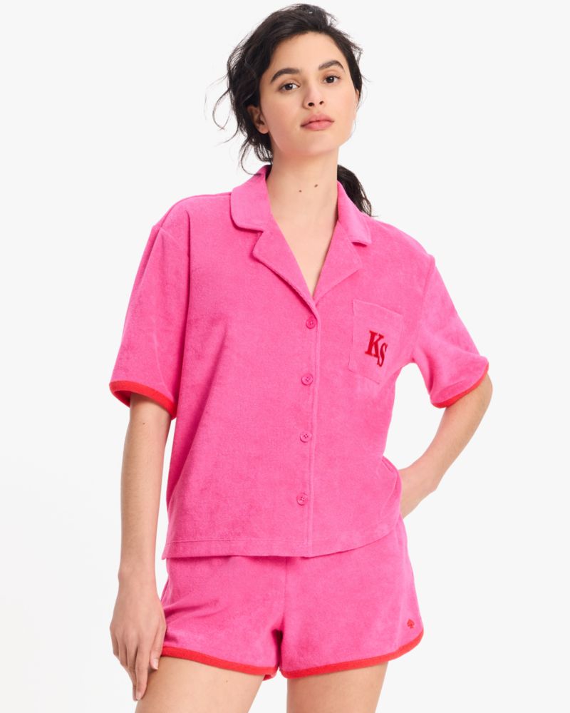 Kate Spade,Short PJ Set,Pink