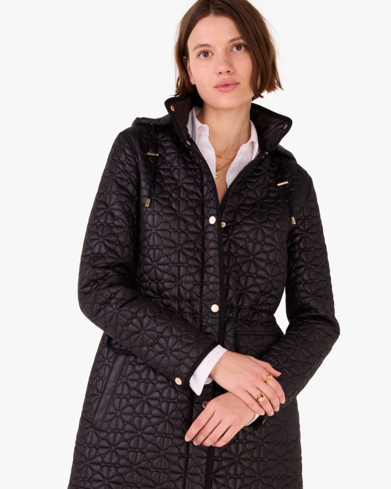 Kate Spade,Quilted Spade Coat,