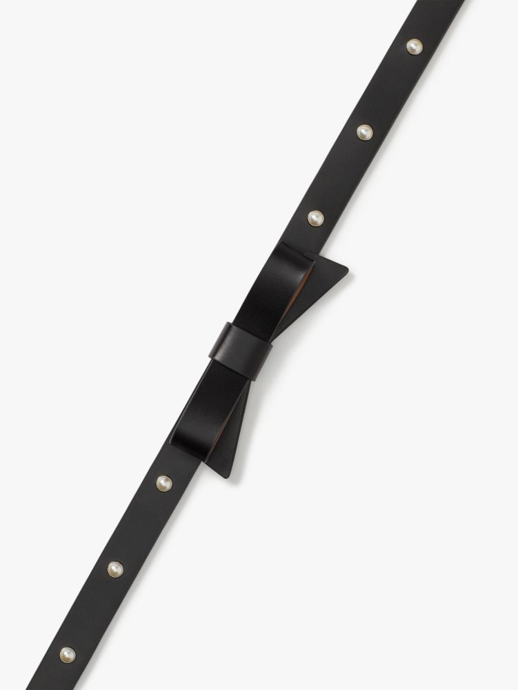 Pearl Embellished Bow Belt | Kate Spade New York