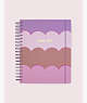 Kate Spade,scallop mega 17-month planner,office accessories,Peony Blush