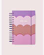 Kate Spade,scallop medium 17-month planner,office accessories,Peony Blush