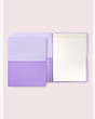 Kate Spade,lilac plunge notepad folio,office accessories,Peony Blush