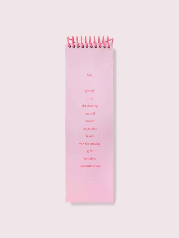 Kate Spade,Long List Pad,