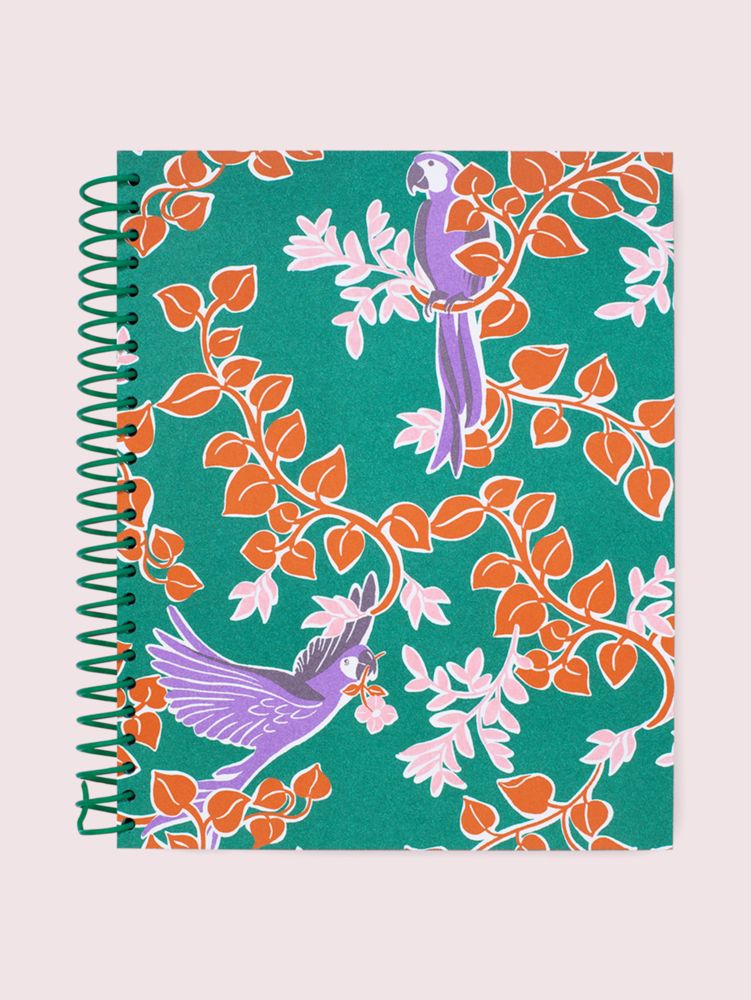 Kate Spade,Bird Party Spiral Notebook,