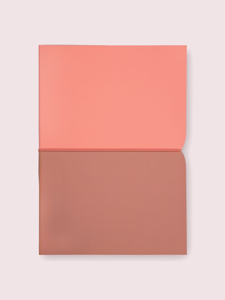 Kate Spade,pink plunge notebook,office accessories,Quartz Pink