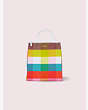 Kate Spade,rainbow plaid lunch bag,kitchen & dining,Multi