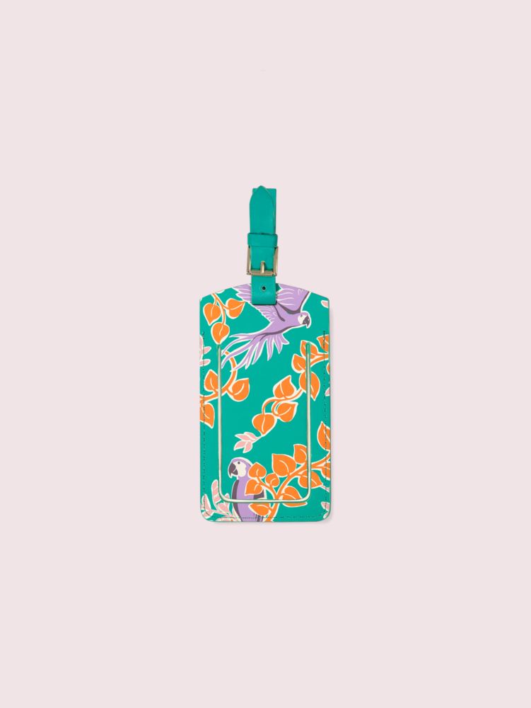 Kate Spade,Bird Party Luggage Tag,