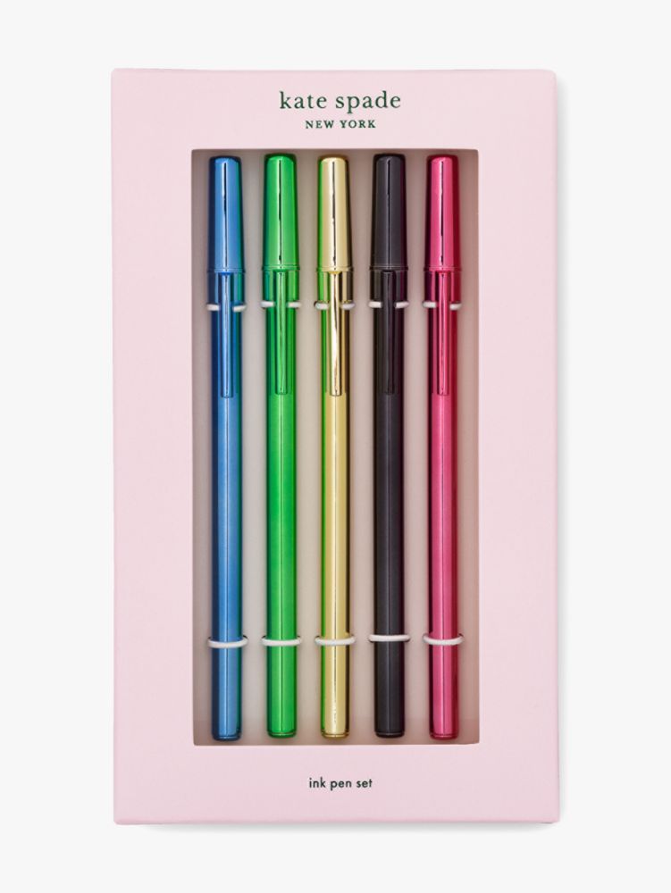 Kate Spade,Metallic Pen Set,Multi