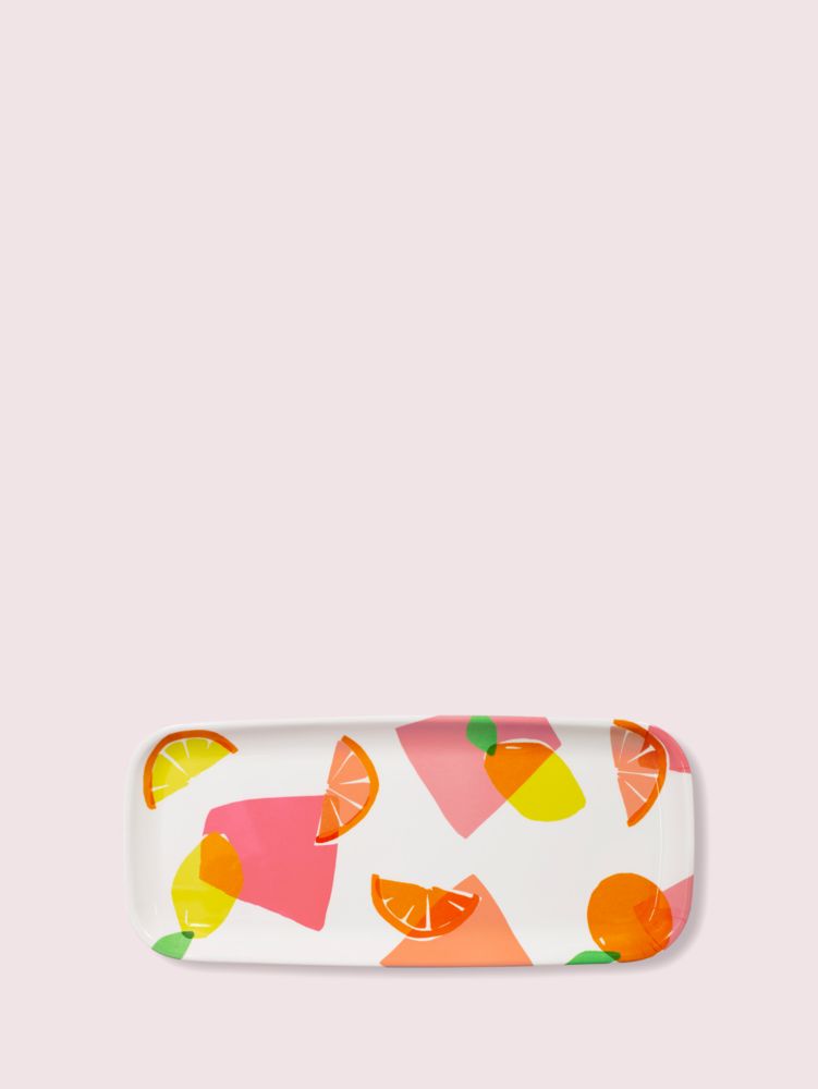 Kate Spade,Citrus Celebration Appetizer Tray,