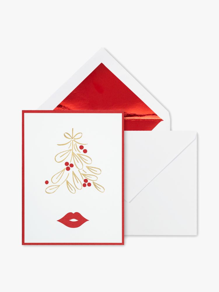 Kate Spade,Mistletoe Holiday Card Set,