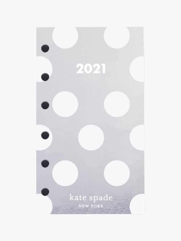 Kate Spade,White Dot 12-month Planner Refill,