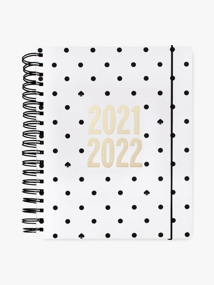 Black Spade Dot Mega 17-month Planner, , Product