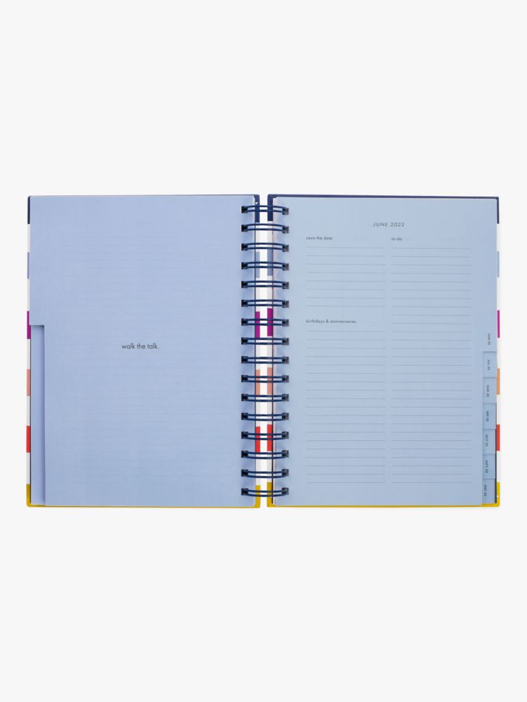 Kate Spade,Candy Stripe Large 17-month Planner,