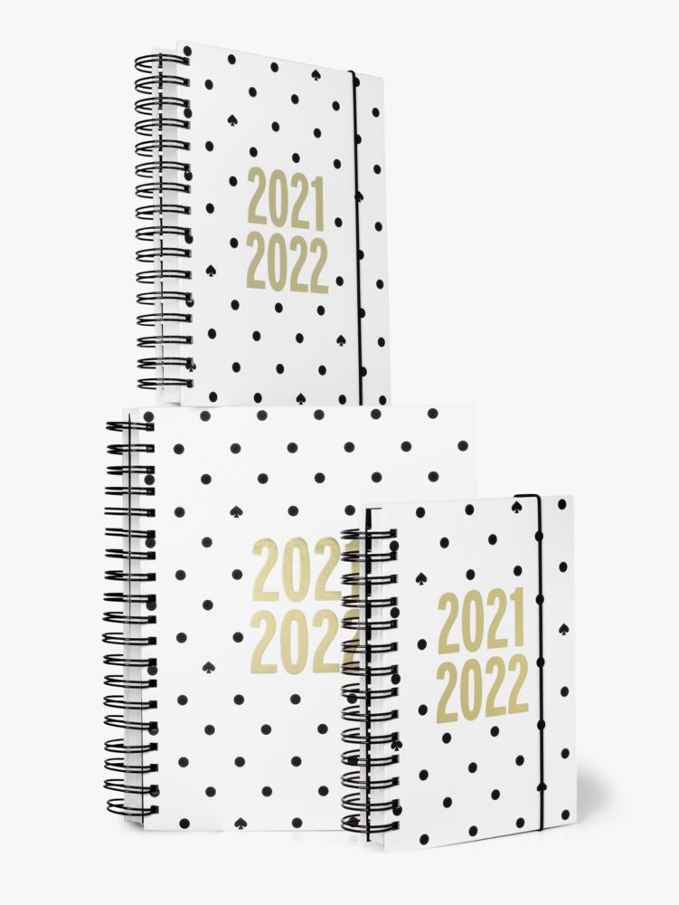 Kate Spade,Black Spade Dot Large 17-month Planner,