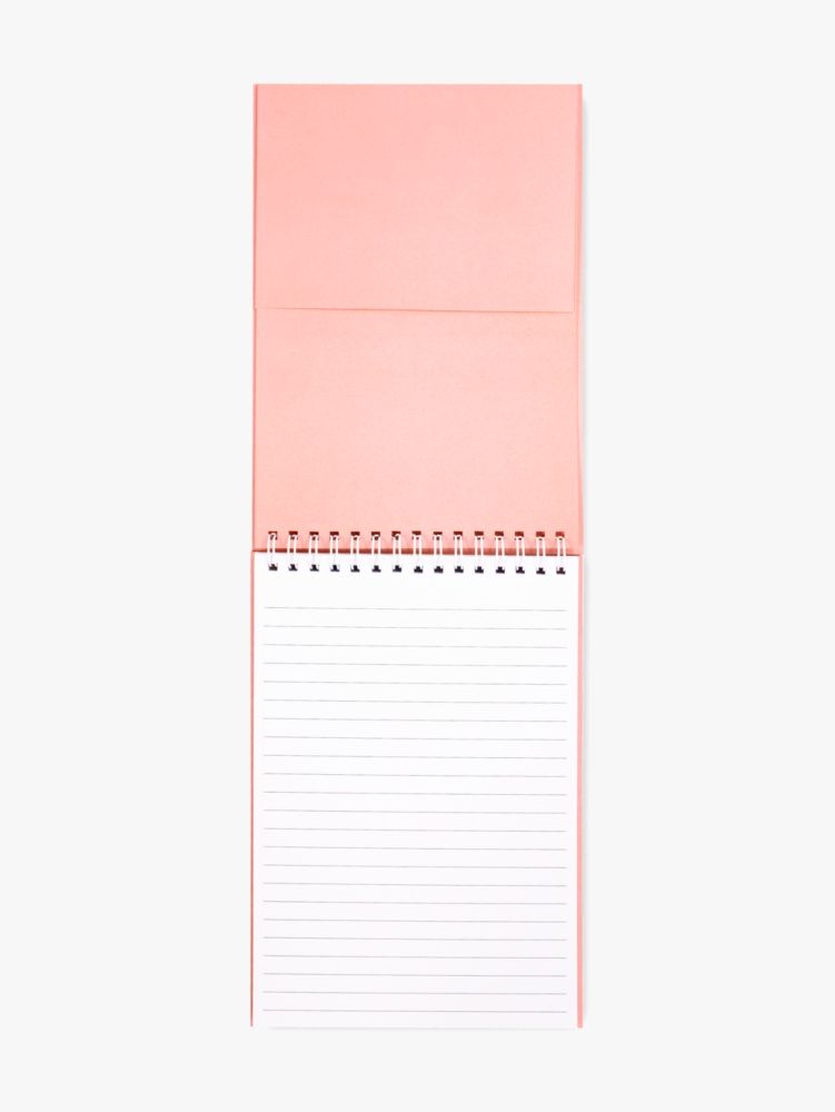 Kate Spade,Peach Jumbo Dot Small Top-spiral Notebook,