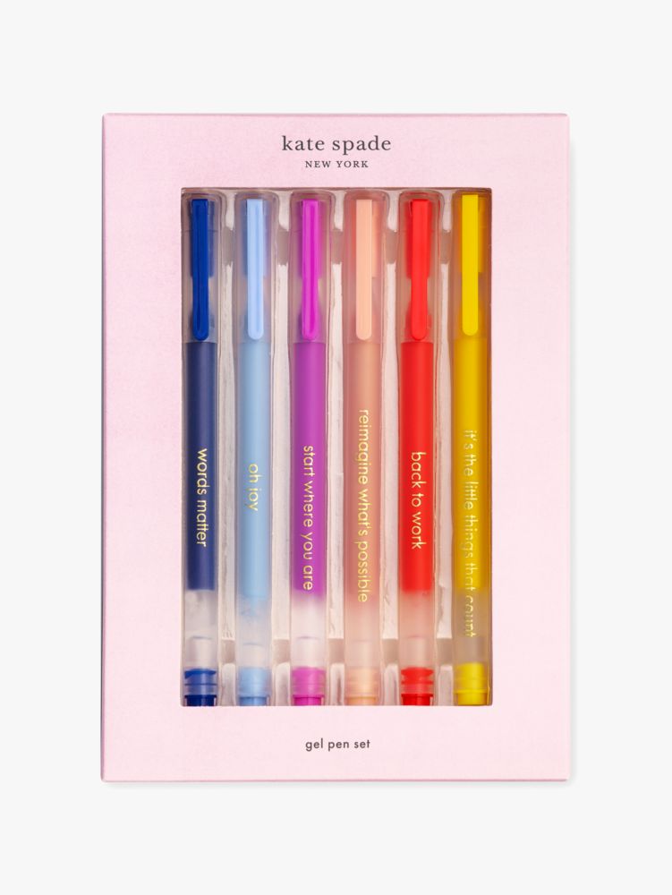 Kate Spade Fine Tip Pen Set, Colorblock by Lifeguard Press Inc.