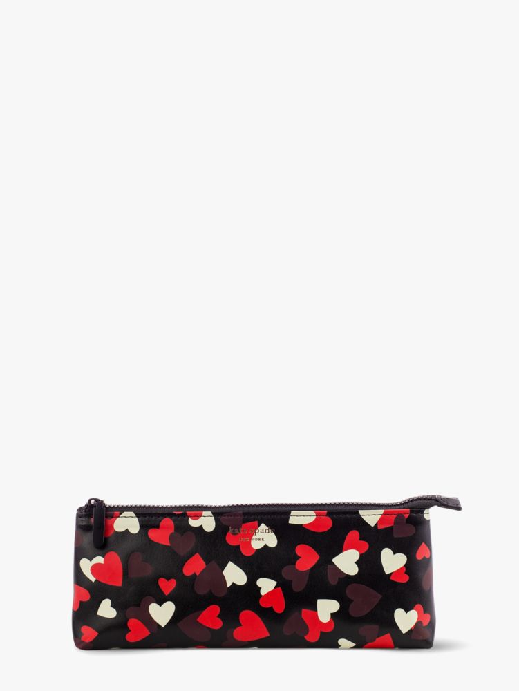 Kate Spade Pencil Case, Valentines Hearts