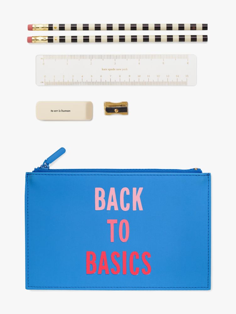 kate spade new york what do you say pencil case