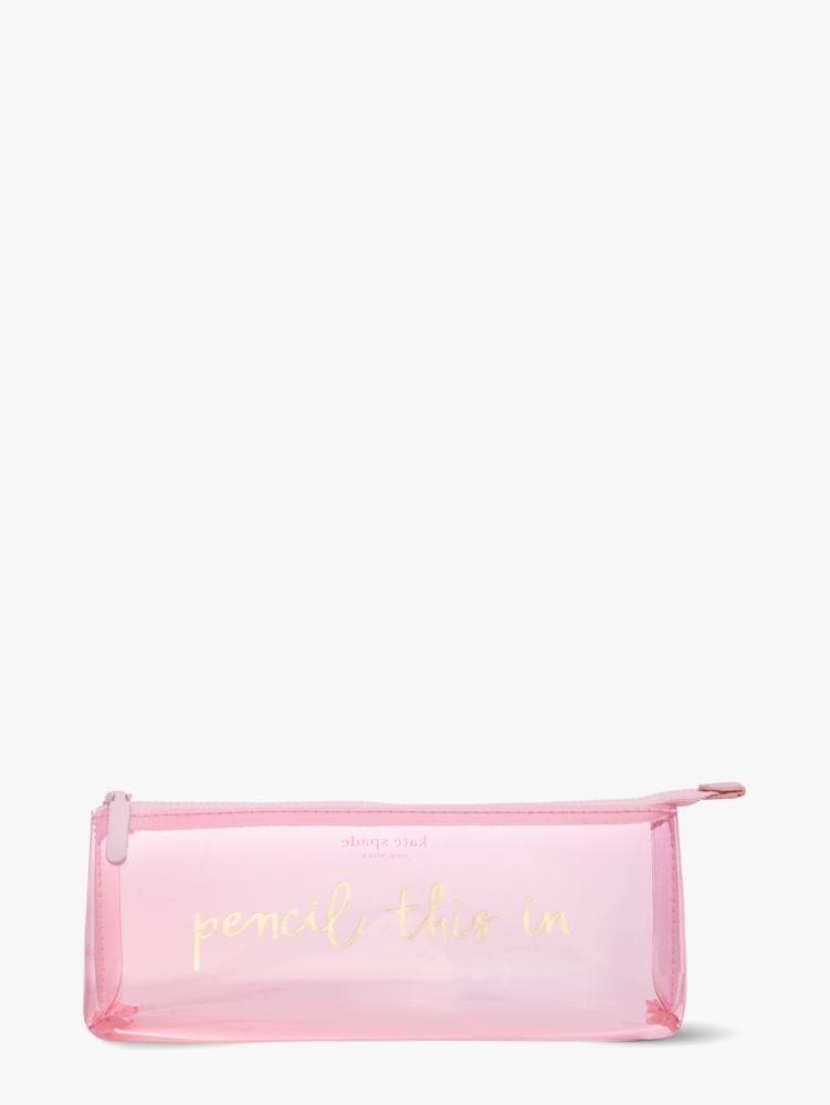 Kate Spade York Pink Floral Pencil Pouch Including 2 Pencils, Sharpene —  CHIMIYA