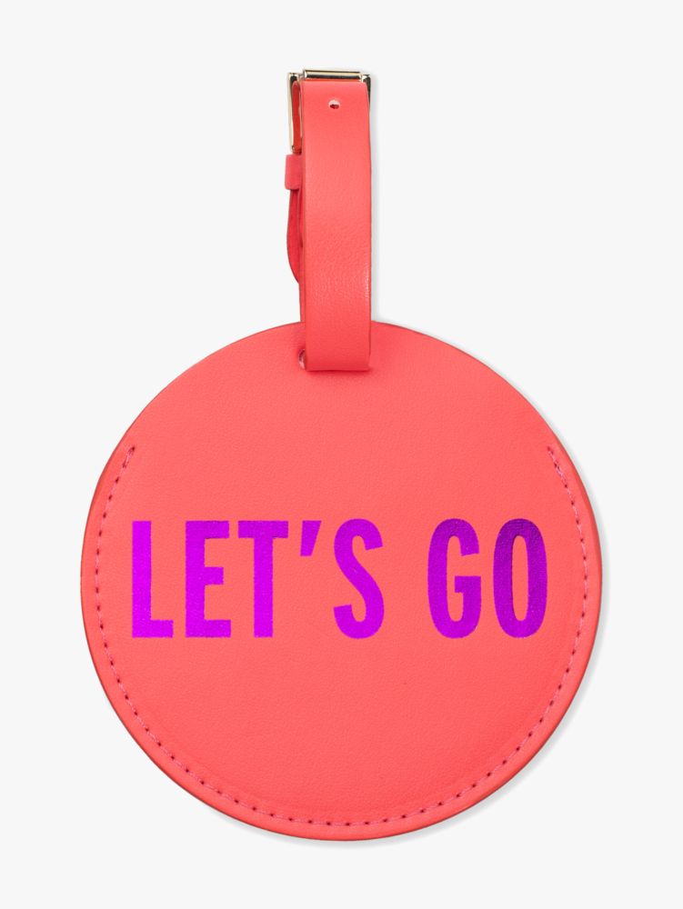 Kate spade luggage tag sale